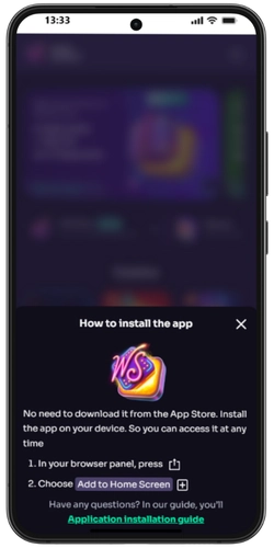 Select Add to Home Screen
